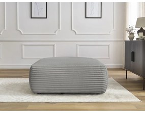 Sötétszürke kordbársony lábtartó Lucien – Bobochic Paris