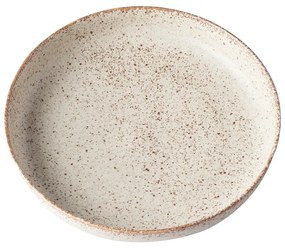 Bézs mély kerámia tányér ø 20 cm Fade – MIJ