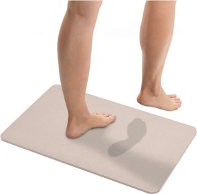 Bézs kovaföld fürdőszobai kilépő 39x60 cm Simi – Wenko