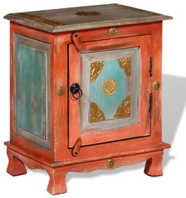 Narancssárga tömör mangófa éjjeliszekrény