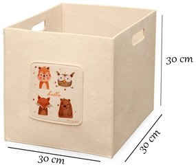 Textil játéktároló doboz – Mioli Decor