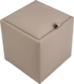 Box puff - POLY műbőr - taupe R