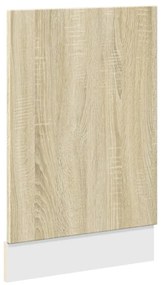 sonoma tölgy szerelt fa mosogatógép-panel 45 x 3 x 67 cm