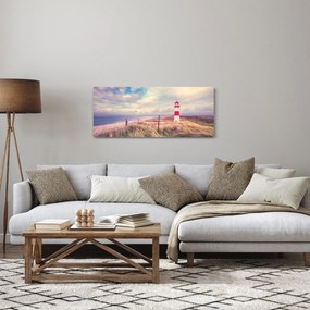 Kép - Vörös világítótorony (120x50 cm)