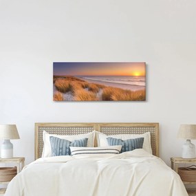 Kép - Strand naplementében (120x50 cm)
