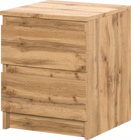 Éjjeliszekrény Stern T-1 40 cm, 2 fiókos, Wotan tölgy matt