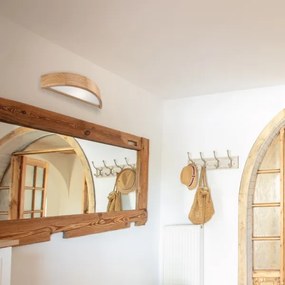 Fali lámpa OAK 1xE27/60W/230V tölgy