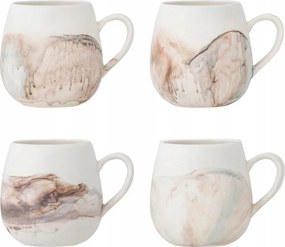 Bloomingville Lyre Bögre 250 ml 4 db-os bögre szett Barna