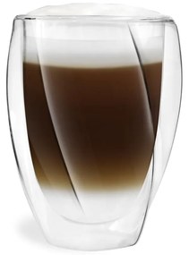 Latte 2 db duplafalú pohár, 300 ml - Vialli Design