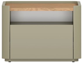Elivo éjjeliszekrény 50 cm fiókkal - eukaliptusz / baltic dune tölgy