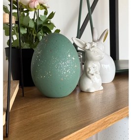 Porcelán nyuszi LILY BUNNY 12 cm fehér