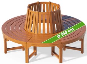 Deuba Pad körüli pad Ø190 cm - eukaliptusz