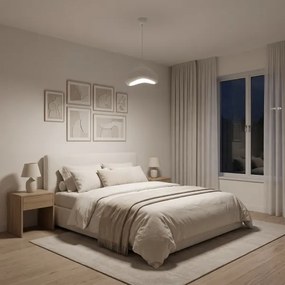 Brilagi - WABI SABI kábeles függőlámpa, 1xE27/40W/230V, Ø 30 cm, fehér