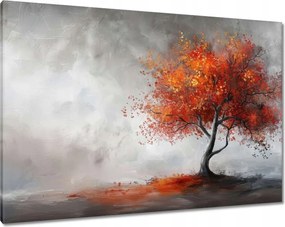 Vászonkép 100x70 Fa tüzes színekben