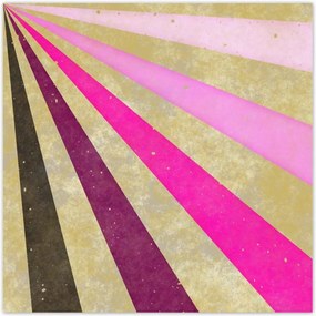 Poszterek 70x70 Lila csíkos