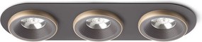 RENDL SHARM R III süllyesztett lámpa barna/gyöngyházarany 230V LED 3x10W 24° 3000K