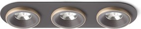 RENDL SHARM R III zápustná hnědá/perleťová zlatá 230V LED 3x10W 24° 3000K