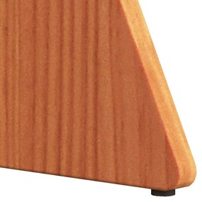 Dohányzóasztal 3 pcs Viaszbarna 49 x 49 x 30 cm Tömör fenyőfa
