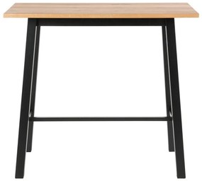 Chara bárasztal tölgy-fekete 117 cm