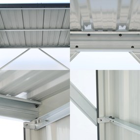 Furnigo Fatároló 154x163x89 cm - antracit