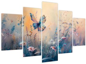 Kép - Rét pillangóval II (150x105 cm)