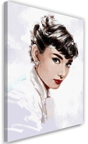 Gario Vászonkép Audrey Hepburn fehérben - Dmitry Belov Méret: 40 x 60 cm