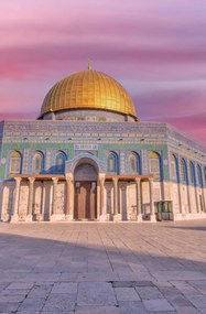 Poszter 53x81cm Al-Aksza mecset 3, Assaf Frank