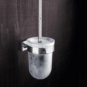 Nimco Keira WC-kefe, üvegtartály, krómozott sárgaréz Ke 22094WN-26_