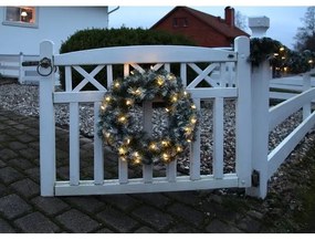 Eglo 410932 - LED Kültéri karácsonyi koszorú EDMONTON 30xLED/0,064W/3/230V IP44