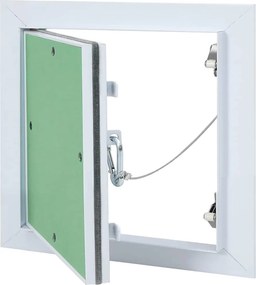 vidaXL Hozzáférési panel Zöld és Ezüst 30 x 30 cm