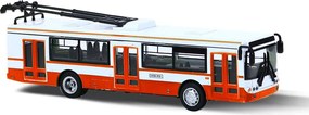 RAPPA Fém trolibusz - 16 cm - piros - Rappa