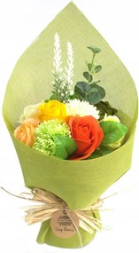 Zöld Szappancsokor Virágos Ajándék Neki