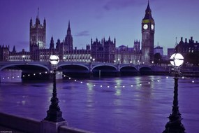 Poszter 30x20cm Parlament a Temze partján, Assaf Frank