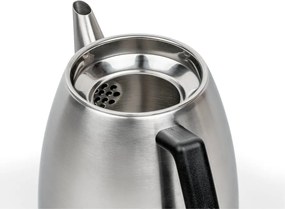 Ezüstszínű rozsdamentes acél teáskanna szűrővel 1,1 l Duet Odense – Bredemeijer