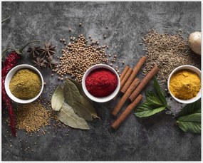 Poszterek 50x40 Fűszer triptichon Hot