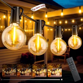 Fényfüzér FiFlying 207 cm hálózati, átlátszó