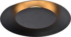 LUCIDE 79177-12-30 FOSKAL Kerek Mennyezeti Lámpa Fekete LED IP20