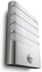 Philips 17274/47/16 – LED Kültéri lámpa érzékelővel RACCOON 1×LED/3W IP44