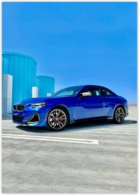 Poszterek A0 Pion Kék Bmw Autó