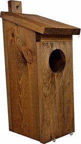 Fából készült madárfészek Madárház D-típusú impregnált Tek