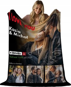 Netflix fényképes takaró Ajándék Neki Személyre szabott Nőnap