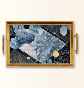 Üveg tálca, 38×24 cm – TPEA9906