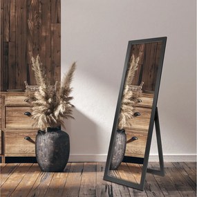 Sicilia állótükör fekete keretben, 46 x 146 cm - Styler