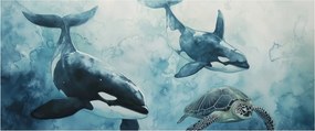 Kép - Víz alatti festmény (120x50 cm)