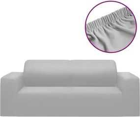 Rugalmas huzat 2 személyes kanapéhoz, szürke, farmer F131