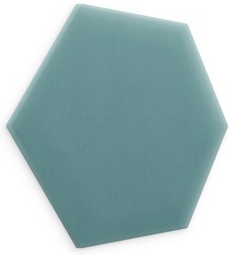 Bársony kárpitozott panel - Hatszög - 26x30cm Szín: Antik rózsaszín