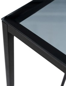 Alaska C Smoked Glass konzolasztal