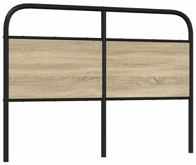 fejtámla sonoma tölgy 140 cm acél és műfa