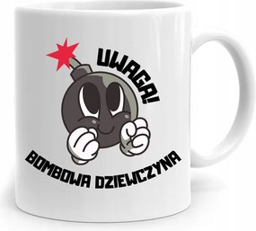 Bögre Ajándék Lánynak Bomba Lány nyomott mintával