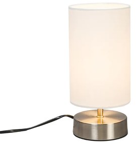 Modern asztali lámpa, kerek, 12 cm-es tompítható - Milo 2